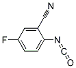 5-FLUORO-2-ISOCYANATOBENZONITRILE Struktur