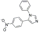 5-(P-NITROPHENYL)-1-PHENYLIMIDAZOLE Struktur