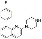 8-(4-FLUOROPHENYL)-2-PIPERAZIN-1-YLQUINOLINE Struktur