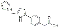 5-(4-CARBOXYMETHYLPHENYL)DIPYRROLOMETHANE Struktur