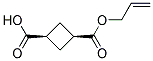 (CIS)-3-(ALLYLOXYCARBONYL)CYCLOBUTANECARBOXYLIC ACID Struktur