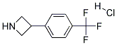 3-(4-(TRIFLUOROMETHYL)PHENYL)AZETIDINE HYDROCHLORIDE Struktur