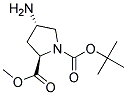 (2R,4S)-4-AMINO-1-BOC-PYRROLIDINE-2-CARBOXYLIC ACID METHYL ESTER Struktur