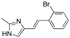 4-[2-(2-BROMO-PHENYL)-VINYL]-2-METHYL-IMIDAZOLE Struktur