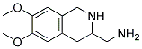 6,7-DIMETHOXY-1,2,3,4-TETRAHYDRO-3-ISOQUINOLINEMETHANAMINE Struktur