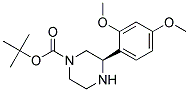 (R)-3-(2,4-DIMETHOXY-PHENYL)-PIPERAZINE-1-CARBOXYLIC ACID TERT-BUTYL ESTER Struktur