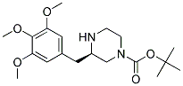 (R)-3-(3,4,5-TRIMETHOXY-BENZYL)-PIPERAZINE-1-CARBOXYLIC ACID TERT-BUTYL ESTER Struktur