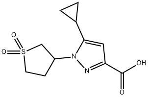 5-CYCLOPROPYL-1-(1,1-DIOXO-TETRAHYDRO-1LAMBDA6-THIOPHEN-3-YL)-1H-PYRAZOLE-3-CARBOXYLIC ACID price.