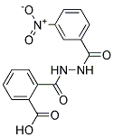 2-[N'-(3-NITRO-BENZOYL)-HYDRAZINOCARBONYL]-BENZOIC ACID Struktur