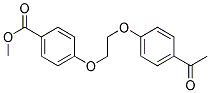 METHYL 4-[2-(4-ACETYLPHENOXY)ETHOXY]BENZENECARBOXYLATE Struktur