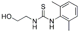 N-(2,6-DIMETHYLPHENYL)-N'-(2-HYDROXYETHYL)THIOUREA Struktur