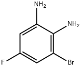 3-BROMO-1,2-DIAMINO-5-FLUOROBENZENE Struktur