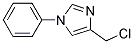 4-CHLOROMETHYL-1-PHENYL-1H-IMIDAZOLE Struktur