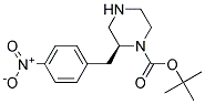 (S)-2-(4-NITRO-BENZYL)-PIPERAZINE-1-CARBOXYLIC ACID TERT-BUTYL ESTER Struktur