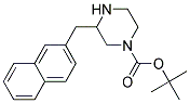 3-NAPHTHALEN-2-YLMETHYL-PIPERAZINE-1-CARBOXYLIC ACID TERT-BUTYL ESTER Struktur