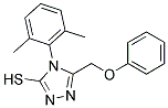 4-(2,6-DIMETHYLPHENYL)-5-(PHENOXYMETHYL)-4H-1,2,4-TRIAZOLE-3-THIOL Struktur