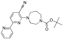 4-(5-CYANO-[2,2']BIPYRIDINYL-6-YL)-[1,4]DIAZEPANE-1-CARBOXYLIC ACID TERT-BUTYL ESTER Struktur