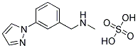 METHYL-(3-PYRAZOL-1-YL-BENZYL)-AMINE SULFATE Struktur