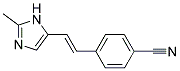 4-[2-(2-METHYL-IMIDAZOL-4-YL)-VINYL]-BENZONITRILE Struktur