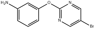 3-[(5-BROMOPYRIMIDIN-2-YL)OXY]ANILINE Struktur