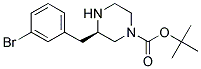 (R)-3-(3-BROMO-BENZYL)-PIPERAZINE-1-CARBOXYLIC ACID TERT-BUTYL ESTER Struktur