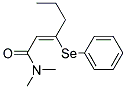 (Z)-3-PHENYLSELENYL-HEX-2-ENOIC ACID DIMETHYLAMIDE Struktur