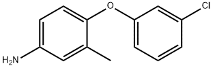 4-(3-CHLOROPHENOXY)-3-METHYLANILINE Struktur