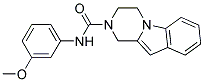 N-(3-METHOXYPHENYL)-3,4-DIHYDROPYRAZINO[1,2-A]INDOLE-2(1H)-CARBOXAMIDE Struktur