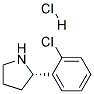 (S)-2-(2-CHLOROPHENYL)PYRROLIDINE HYDROCHLORIDE Struktur