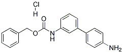 (4'-AMINO-BIPHENYL-3-YL)-CARBAMIC ACID BENZYL ESTER HYDROCHLORIDE Struktur