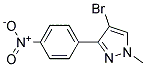 4-BROMO-1-METHYL-3-(4-NITROPHENYL)-1H-PYRAZOLE Struktur