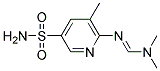 6-(DIMETHYLAMINO-METHYLENEAMINO)-5-METHYL-PYRIDINE-3-SULFONIC ACID AMIDE Struktur