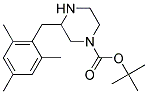 3-(2,4,6-TRIMETHYL-BENZYL)-PIPERAZINE-1-CARBOXYLIC ACID TERT-BUTYL ESTER Struktur