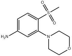 3-(MORPHOLIN-4-YL)-4-(METHYLSULFONYL)ANILINE Struktur