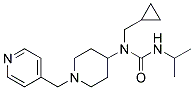 N-(CYCLOPROPYLMETHYL)-N'-ISOPROPYL-N-[1-(PYRIDIN-4-YLMETHYL)PIPERIDIN-4-YL]UREA Struktur