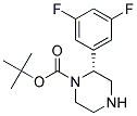 (R)-2-(3,5-DIFLUORO-PHENYL)-PIPERAZINE-1-CARBOXYLIC ACID TERT-BUTYL ESTER Struktur