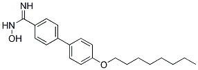 N-HYDROXY-4'-OCTYLOXY-BIPHENYL-4-CARBOXAMIDINE Struktur