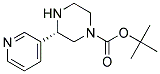 (S)-3-PYRIDIN-3-YL-PIPERAZINE-1-CARBOXYLIC ACID TERT-BUTYL ESTER Struktur