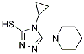 4-CYCLOPROPYL-5-PIPERIDIN-1-YL-4H-1,2,4-TRIAZOLE-3-THIOL Struktur