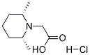 [(2R,6S)-2,6-DIMETHYLPIPERIDIN-1-YL]ACETIC ACID HYDROCHLORIDE Struktur