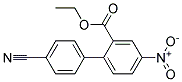 4'-CYANO-4-NITRO-BIPHENYL-2-CARBOXYLIC ACID ETHYL ESTER Struktur