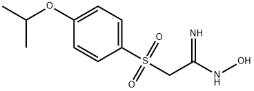 N-HYDROXY-2-(4-ISOPROPOXY-BENZENESULFONYL)-ACETAMIDINE Struktur