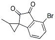 4-BROMO-1,1-(PROPYLENEDIOXO)-INDANE Struktur