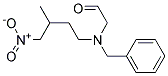 [BENZYL-(3-METHYL-4-NITRO-BUTYL)-AMINO]-ACETALDEHYDE Struktur