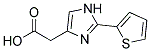 (2-THIOPHEN-2-YL-1H-IMIDAZOL-4-YL)-ACETIC ACID Struktur