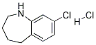 8-CHLORO-2,3,4,5-TETRAHYDRO-1H-BENZO[B]AZEPINE HYDROCHLORIDE Struktur