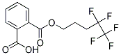 PHTHALIC ACID MONO-(4,4,5,5,5-PENTAFLUORO-PENTYL) ESTER Struktur