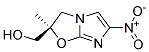 (R)-(2-METHYL-6-NITRO-2,3-DIHYDRO-IMIDAZO[2,1-B]OXAZOL-2-YL)-METHANOL Struktur