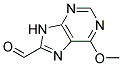 6-METHOXY-9H-PURINE-8-CARBALDEHYDE Struktur