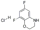 6,8-DIFLUORO-3,4-DIHYDRO-2H-BENZO[1,4]OXAZINE HYDROCHLORIDE Struktur